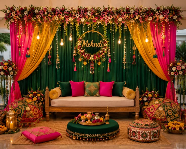 Mehndi Setup